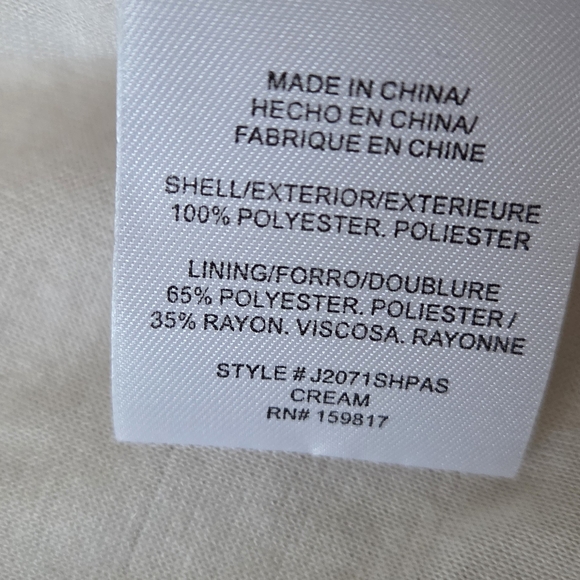 Altar'd State Cream Fleece Puffer Jacket - Picture 7 of 8